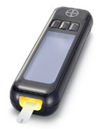 Neues Bayer-Blutzuckermessgerät mit beleuchtetem Sensor