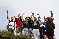 Kinder haben den Watzmann erklommen