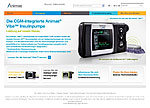 Die neue Internetseite von Animas Deutschland