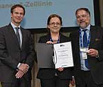 v.l.n.r.: Dr. med. Stephan Silbermann, BERLIN-CHEMIE AG; Dr. Dr. rer. nat. Ewa Gurgul-Convey, Menarini-Preisträgerin 2013; Professor Dr. med. Michael Albrecht Nauck, Laudator