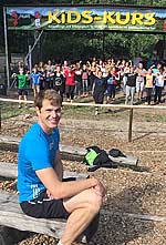 Daniel Schnelting beim 'KiDS-Kurs' für Kinder mit Diabetes Daniel Schnelting beim 'KiDS-Kurs' für Kinder mit Diabetes