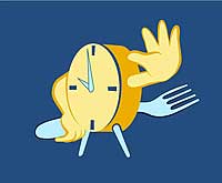 Essen gegen die innere Uhr