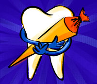 Weniger Zucker in der Schultüte freut die Zähne und kann Übergewicht und Diabetes Typ 2 vorbeugen.