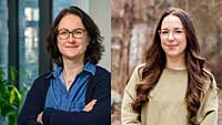 PD Dr. Heike Vogel und Jasmin Gaugel