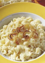 Kässpätzle mit Röstzwiebeln