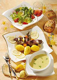 Blitzmenü zum Osterfest