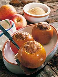 Bratäpfel mit Fermentgetreide-Füllung