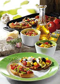 Bruschetta mediterranee